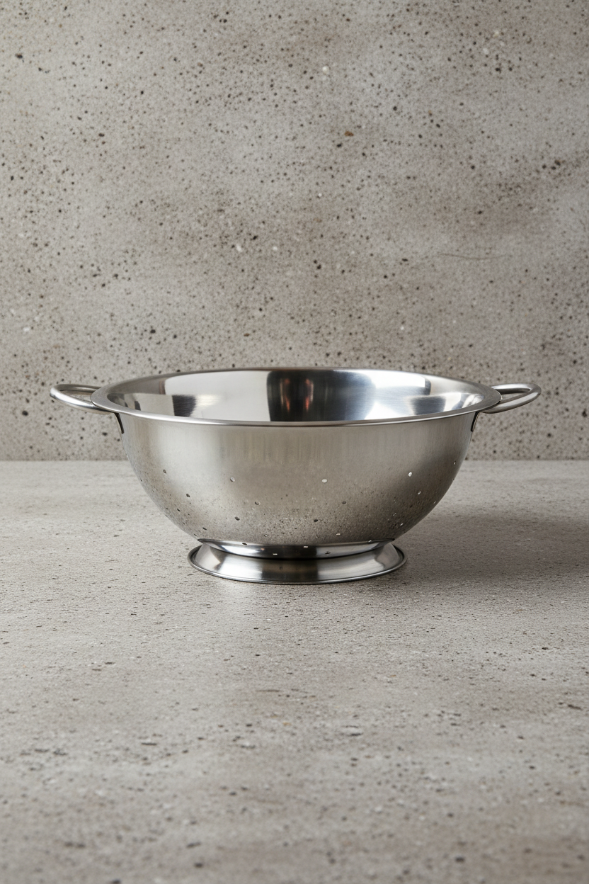 Browne 3 Qt Stainless Steel Footed Colander 746038
