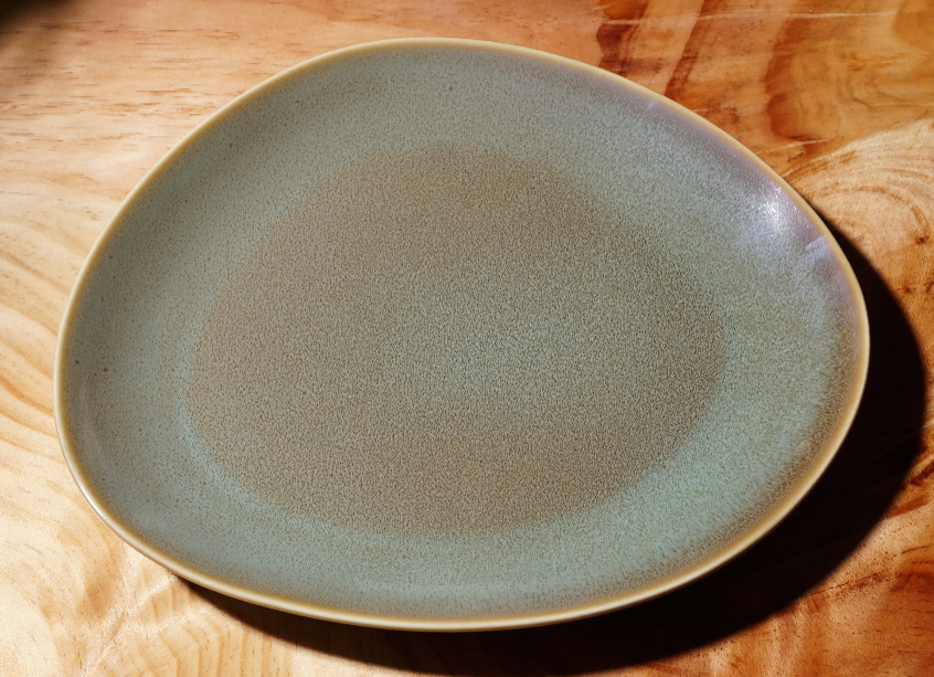 Tableware Solutions Reactive Moss Green Pebble Plate TS-R014-02 - (Case of 4)