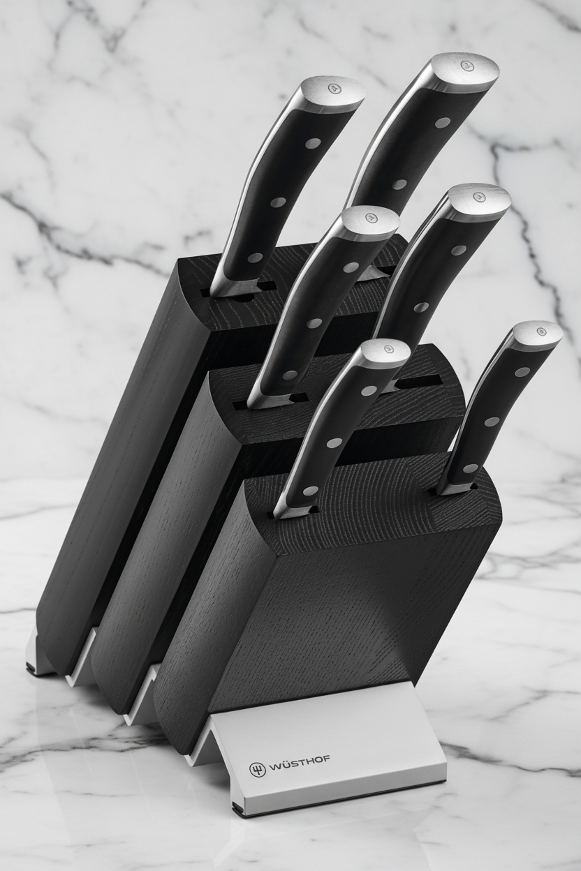 Wusthof Classic Ikon 7 pc Knife Block Set 1090370601