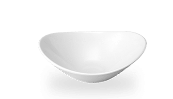 Churchill 10.5 oz Orbit Oval Bowl WH  OB7 1 - (Case of 12)*