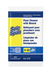 Spic & Span Floor Cleaner w/ Bleach 339479 - (Case of 45)