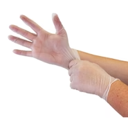 Globe Commercial 4 Mil Vinyl Gloves XL Size Clear Powder-Free 7903