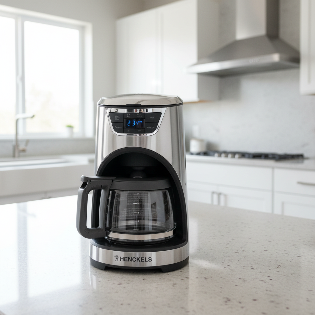 HENCKELS 2.2L Programmable Drip 12 Cup Coffee Maker 36450-150