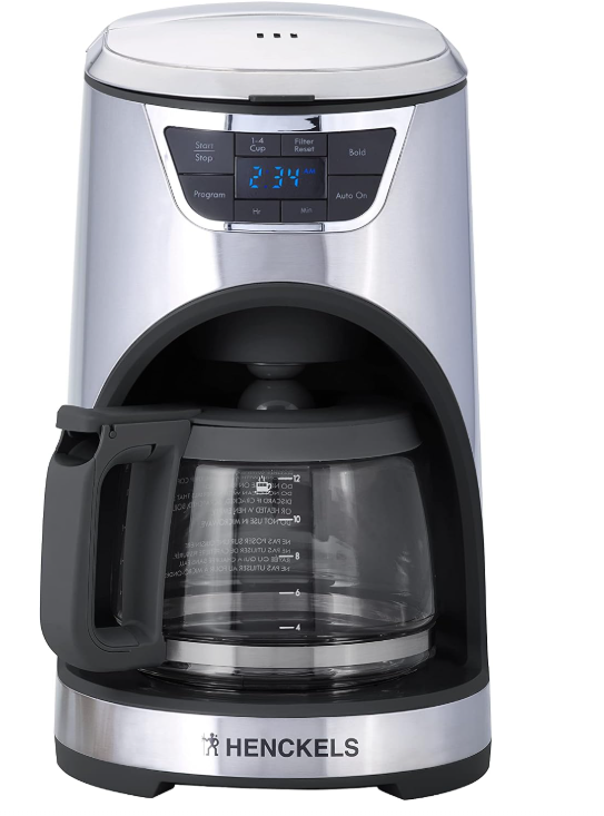 HENCKELS 2.2L Programmable Drip 12 Cup Coffee Maker 36450-150