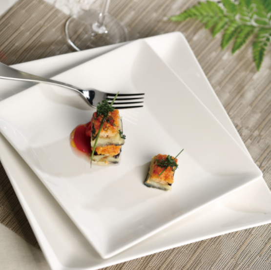 Cameo 10" Square Coupe Plate 10-101N