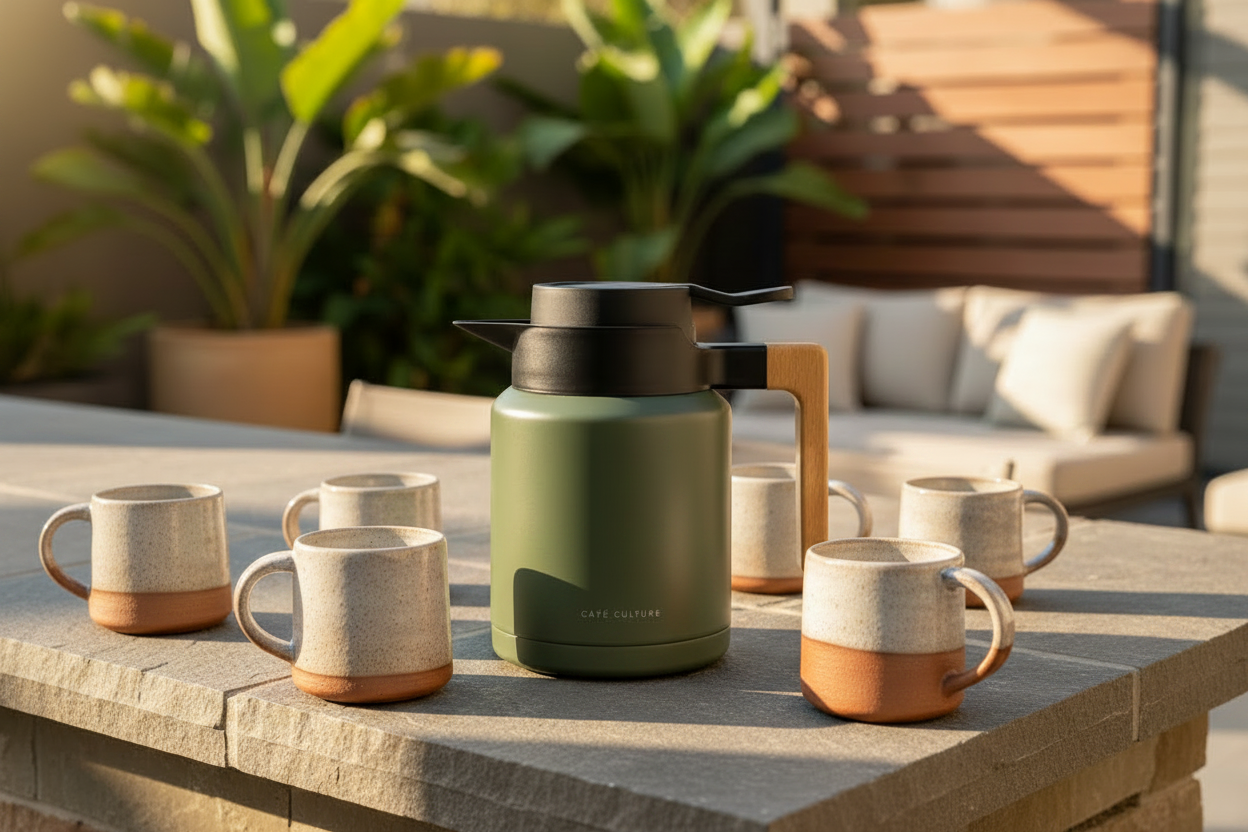 Café Culture 1.2 L Green Insulated Carafe 424481GR