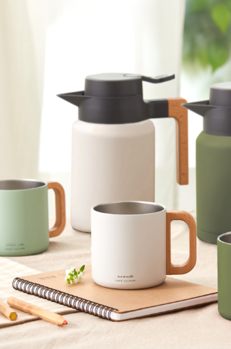 Café Culture 1.2 L Taupe Insulated Carafe 424481 TP