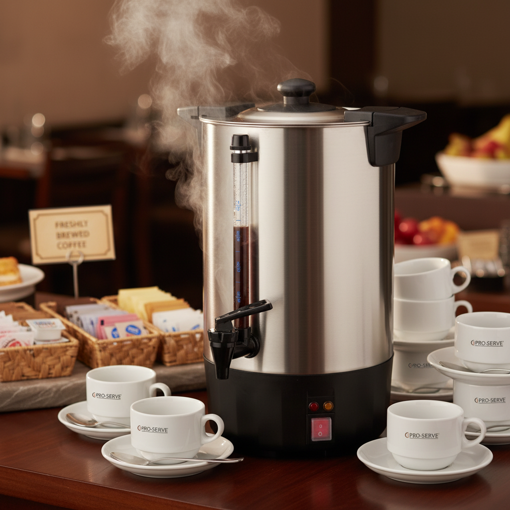 Winco 100 Cup Commercial Coffee Urn ECU-100A