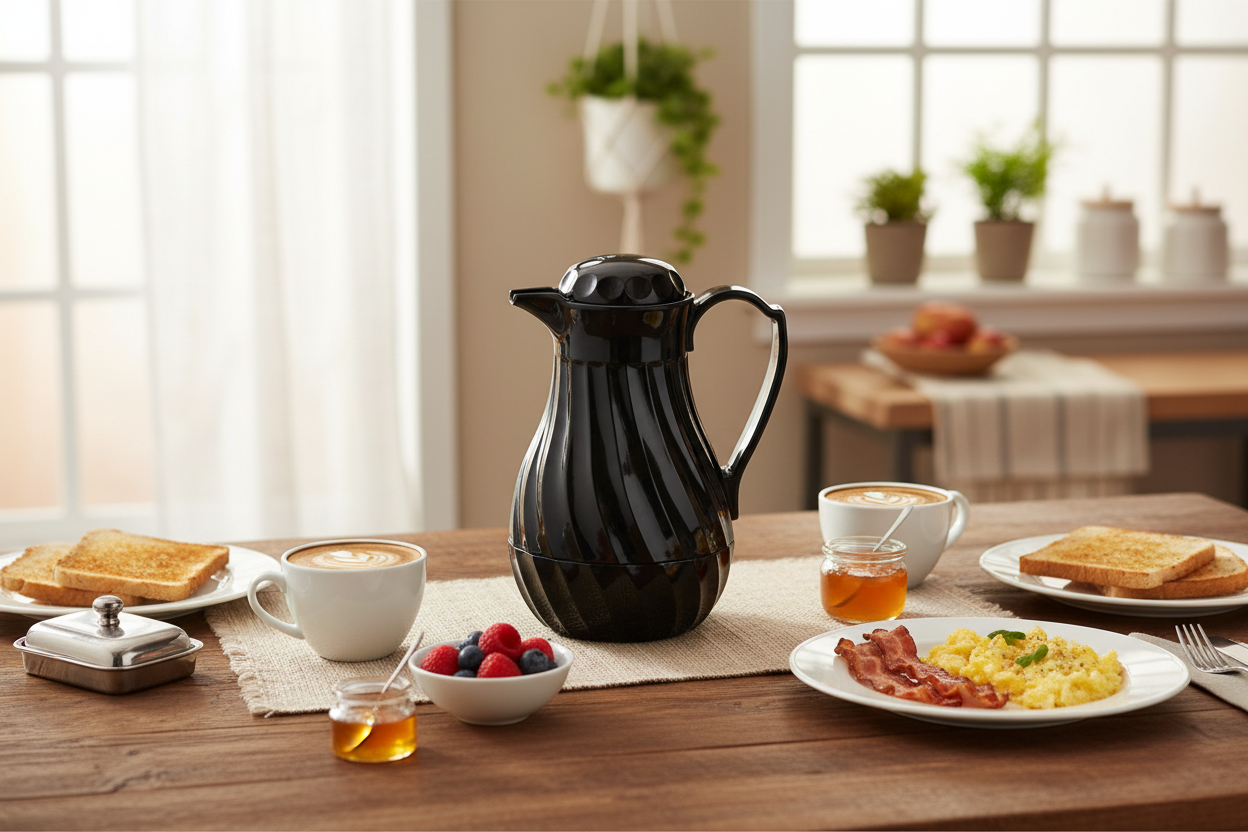 Winco 40 oz Insulated Beverage Server VSW-42K