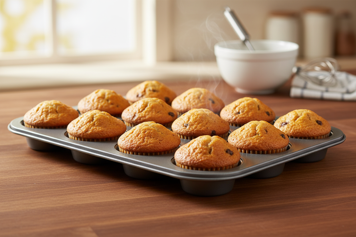 Meyer BakeMaster NonStick 12 Cup Muffin Pan 48336 on white background