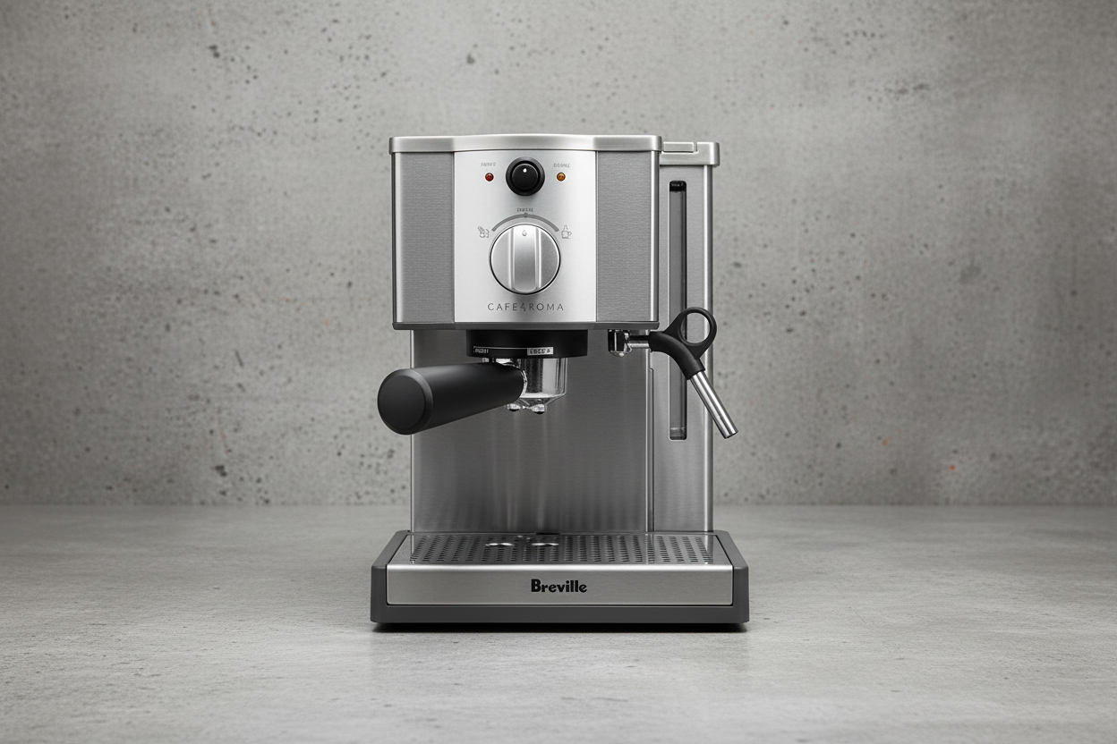 Breville The Café Roma Espresso Machine ESP8BSS1BCA1
