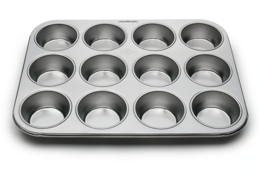 Fox Run 12 Cup Stainless Steel Muffin Pan 4868