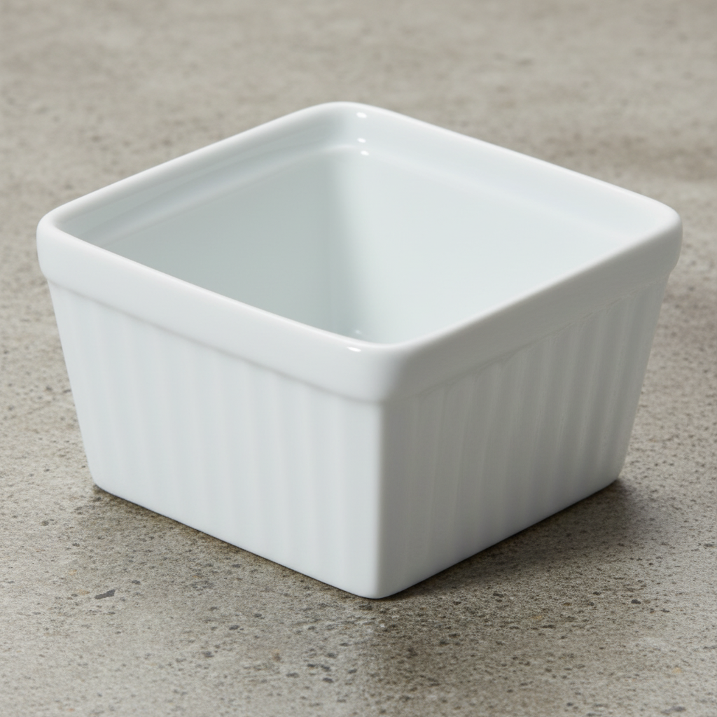 BIA 8 oz Cordon Bleu Square Ramekin 900243