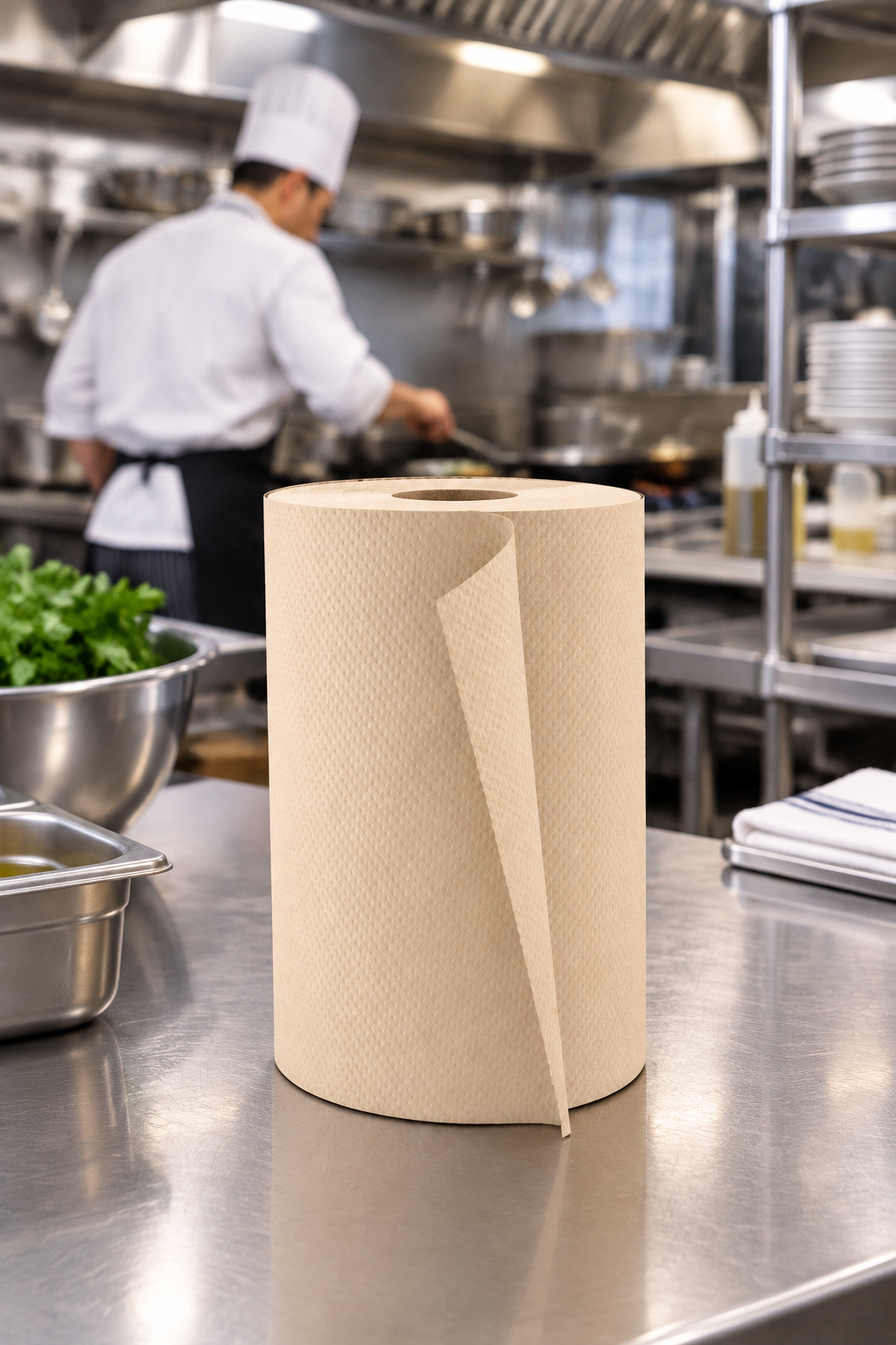 Cascades 1 Ply Pro Select Natural Roll Towel H035B - (Case of 12)