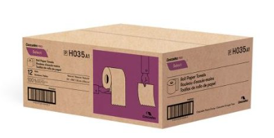 Cascades 1 Ply Pro Select Natural Roll Towel H035B - (Case of 12)