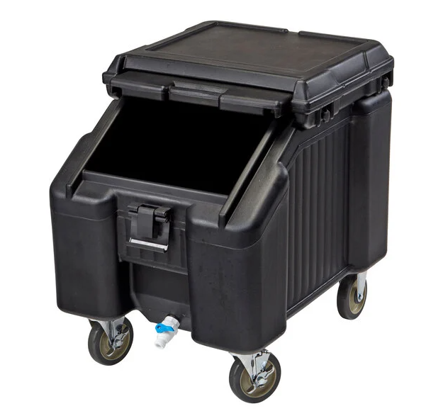 Cambro SlidingLid Mobile Ice Bin ICS100L4S110