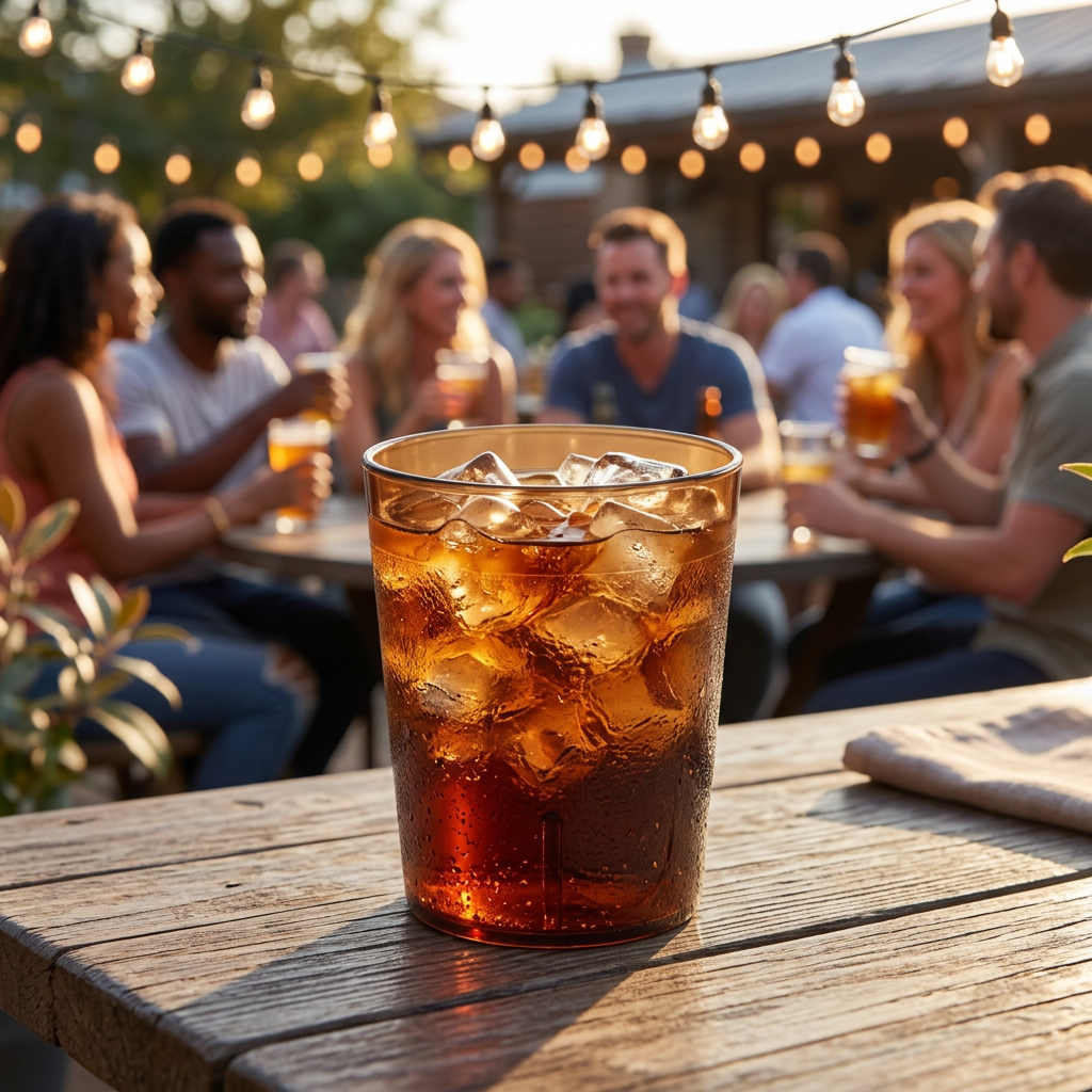 Cambro 9 oz Amber Tumbler 900P153 (Case of 72)