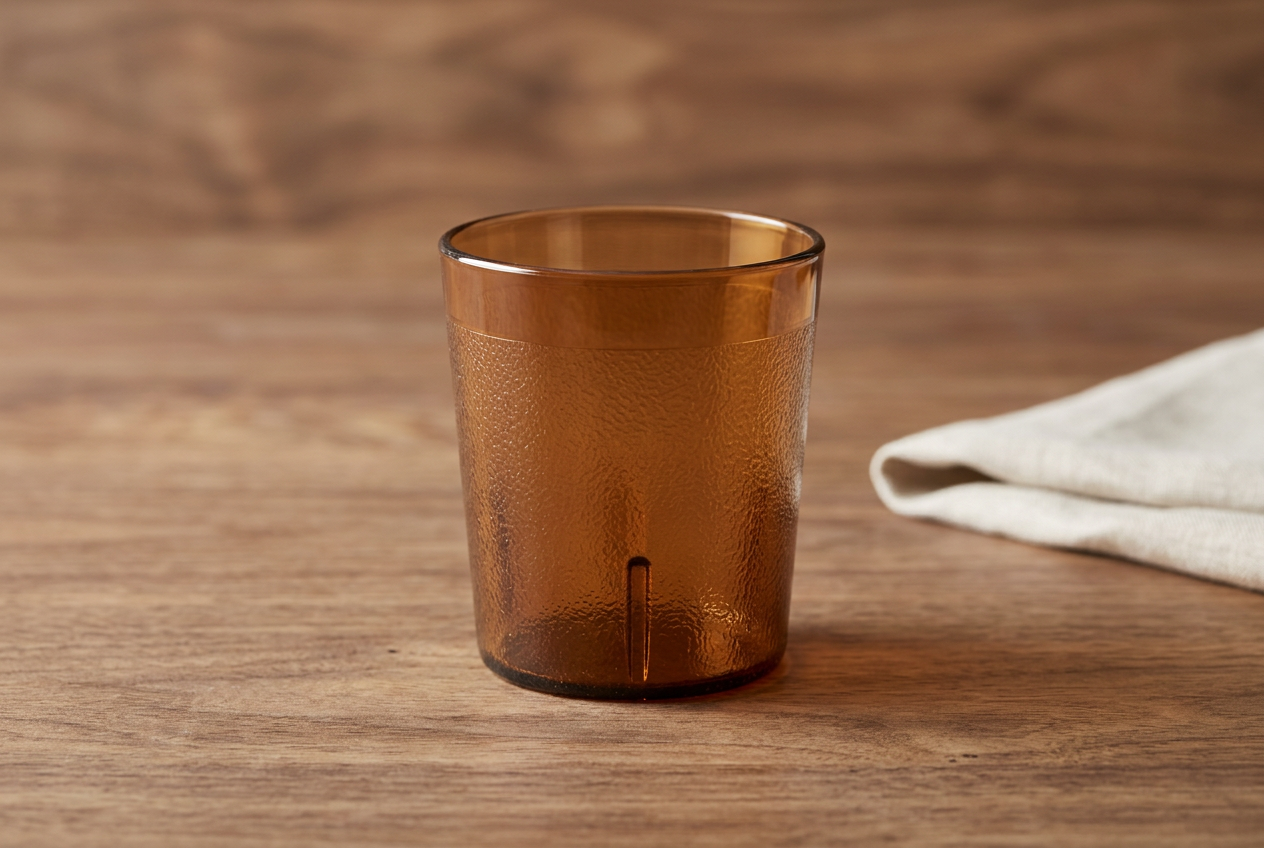 Cambro 9 oz Amber Tumbler 900P153 (Case of 72)