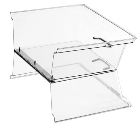 Cambro Rectangular Display Cover with Hinged Lid, 1/1EA, RD1220CWH135