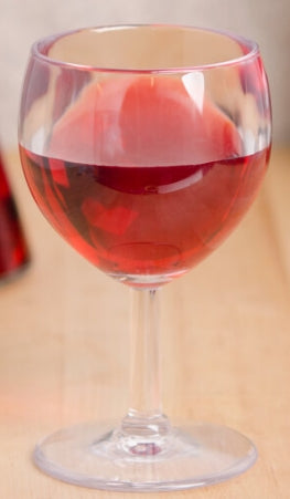 GET 6OZ Plastic Wine Glasses SW-1406-1-CL 1/1EA- SW-1406-1-CL*