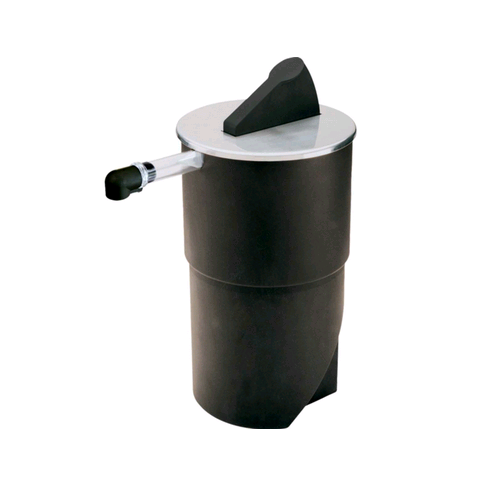Serve Express Pump 1-1/2 Gallon Condiment Dispenser, Round, Black,  07010