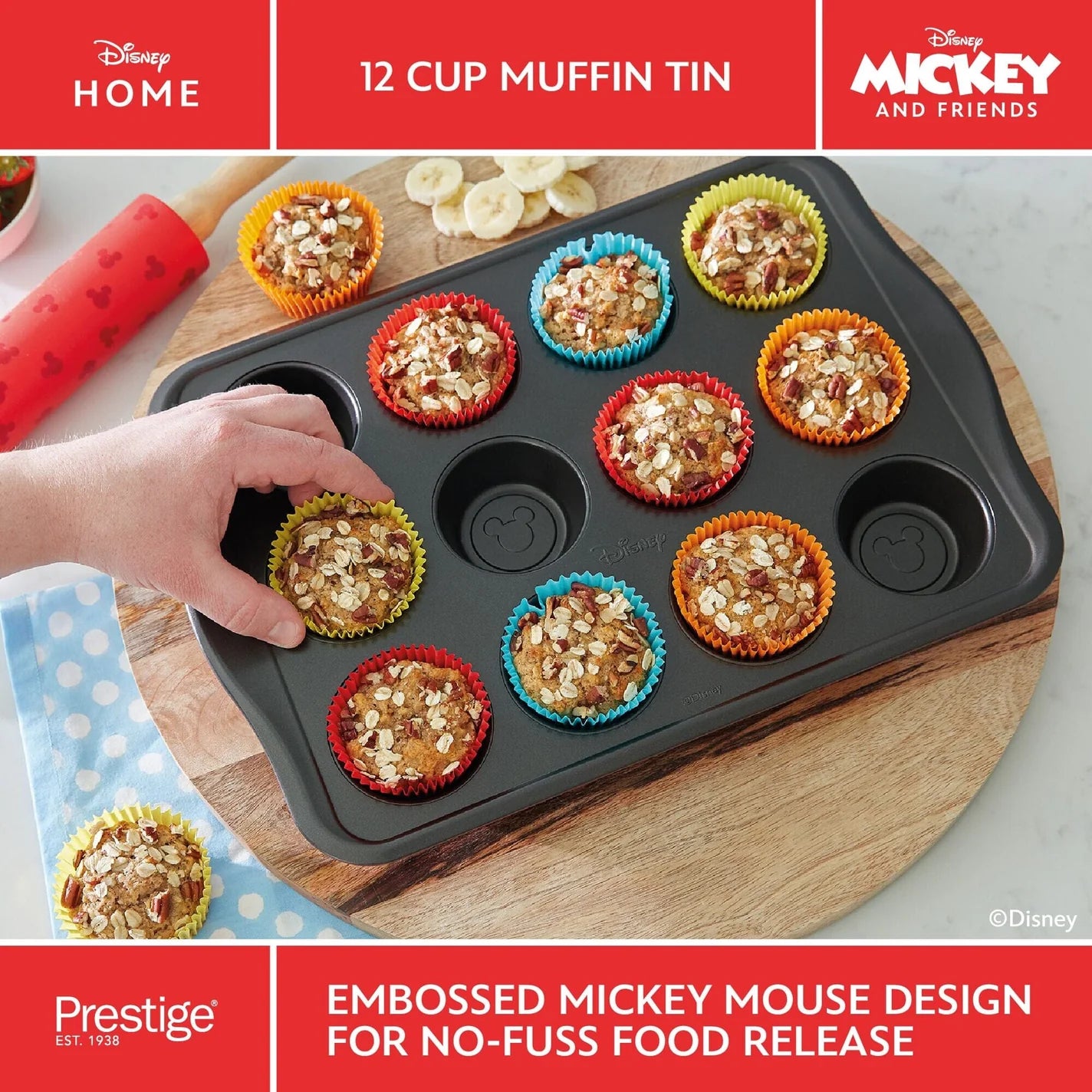 Meyer DISNEY/MICKEY 12 CUP MUFF PAN 48799-C*