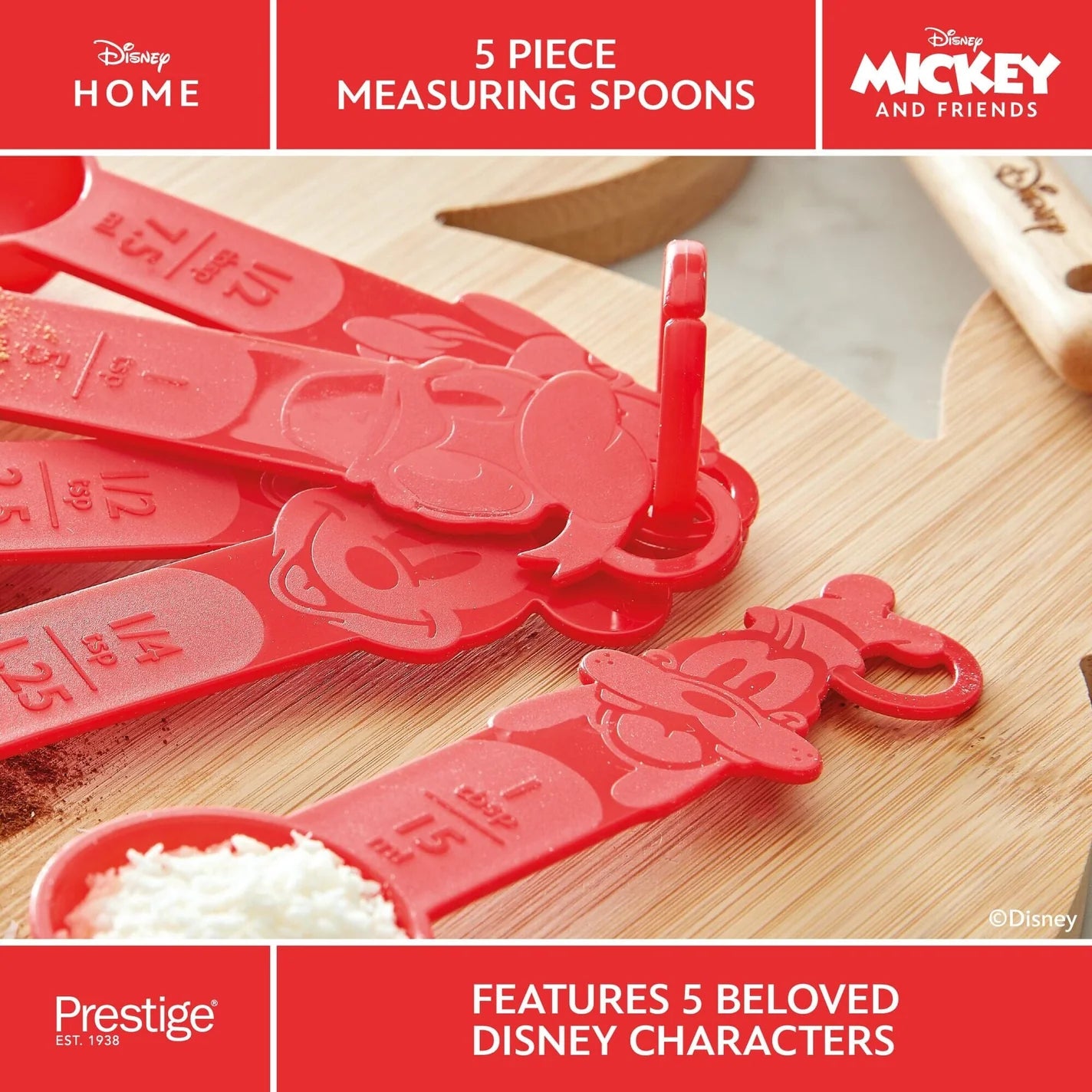 Meyer DISNEY/MICKEY 5 MEAS SPOON SET 48806-C