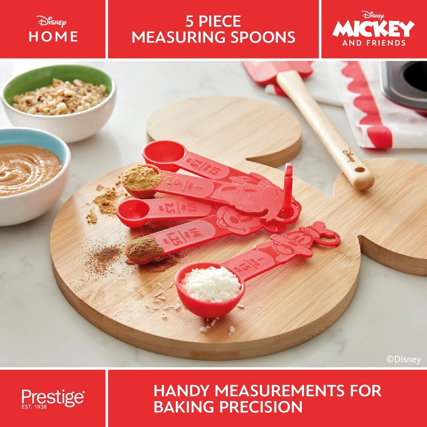 Meyer DISNEY/MICKEY 5 MEAS SPOON SET 48806-C