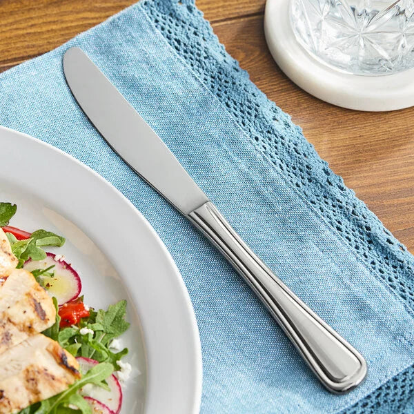 Oneida New Rim 9" Stainless Steel Extra Heavy Weight Table Knife T015KDVF - 12/1EA*