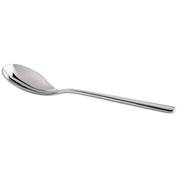 Sant'Andrea Quantum 7 1/2" Stainless Steel Extra Heavy Weight Oval Bowl Soup / Dessert Spoon T673SDEF  - 12/1EA*