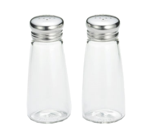Tablecraft Salt & Pepper Shaker, Round, 3 Oz, 132S&P-2