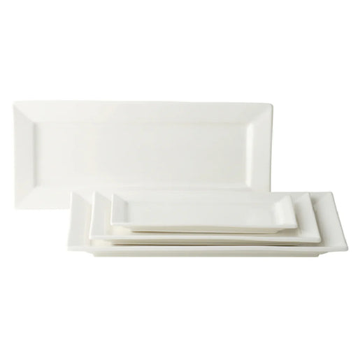 Tableware Solutions - Piata Plate 9 1/2" x 4 1/2" Rectangular AB Z03029 - (Case of 6)