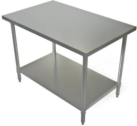 Tarrison, 36" x 36" Work Table, Galvanized Undershelf, WT-3636 *