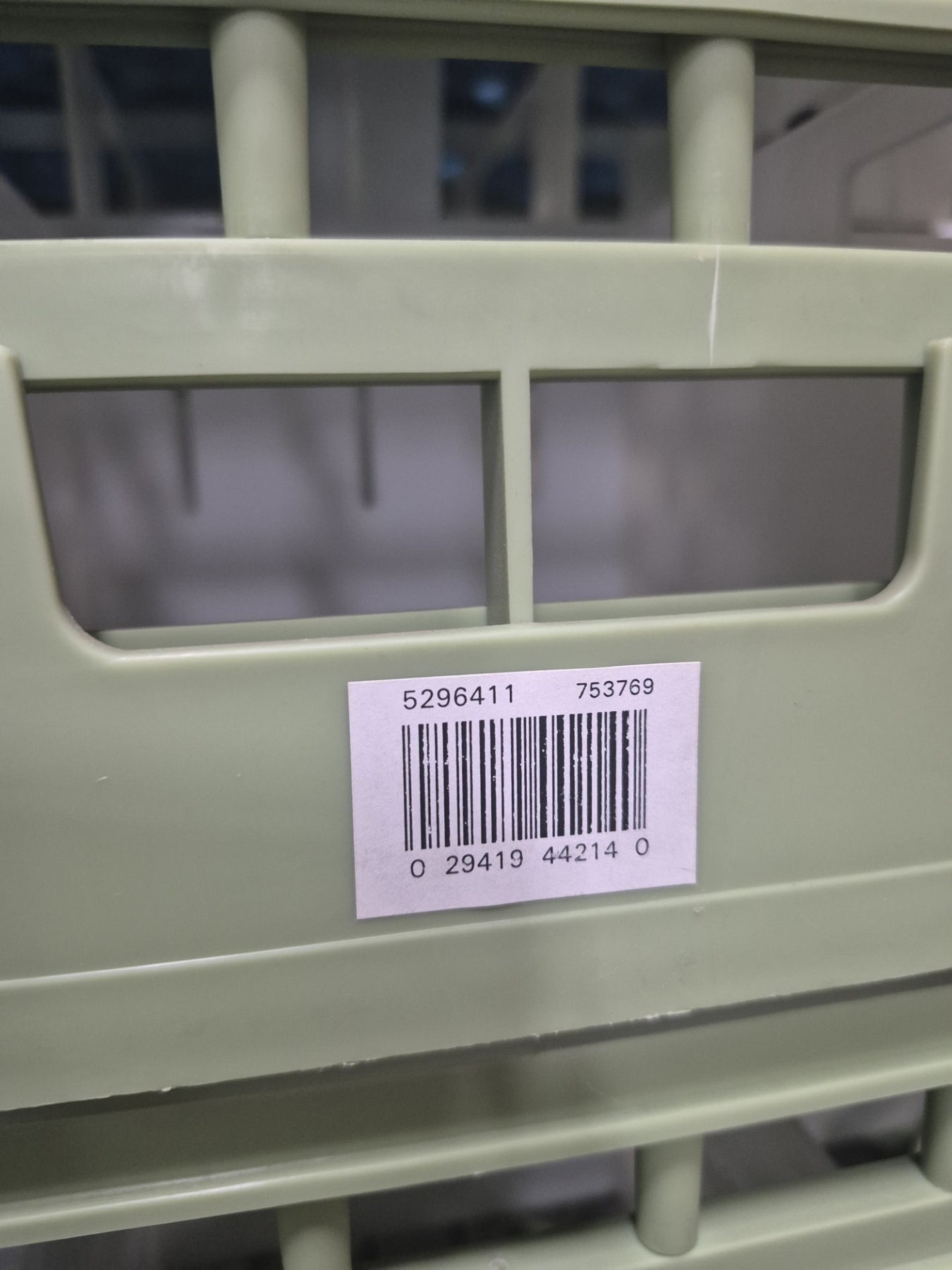 Vollrath Glass Rack 9 compartment light green 529641 1/1EA*
