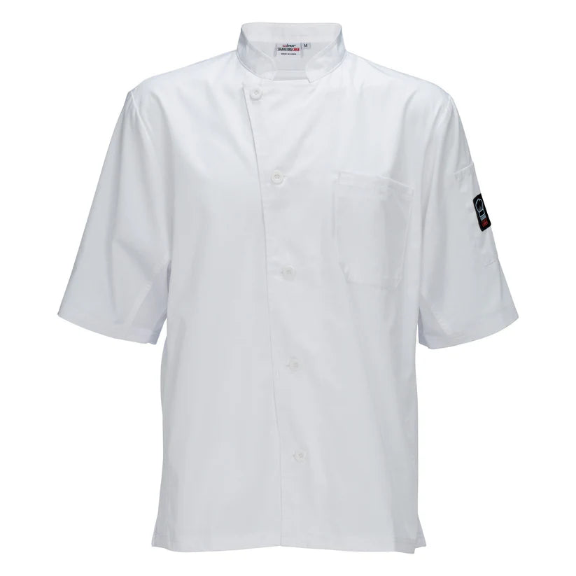 Winco - Ventilated Chef, Tapered Fit, X-Large, White UNF-9WXL