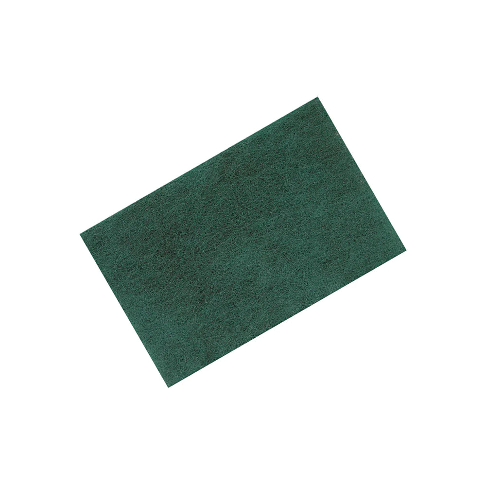 Globe Commercial Green Heavy Duty Scouring Pad - Heavy-Duty / Green / Single pack - 7005