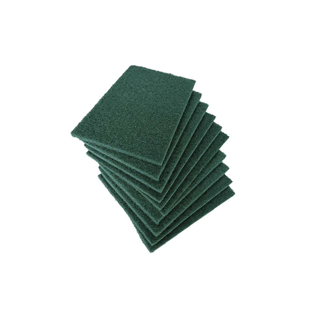 Globe Commercial Green Heavy Duty Scouring Pad - Heavy-Duty / Green / Single pack - 7005