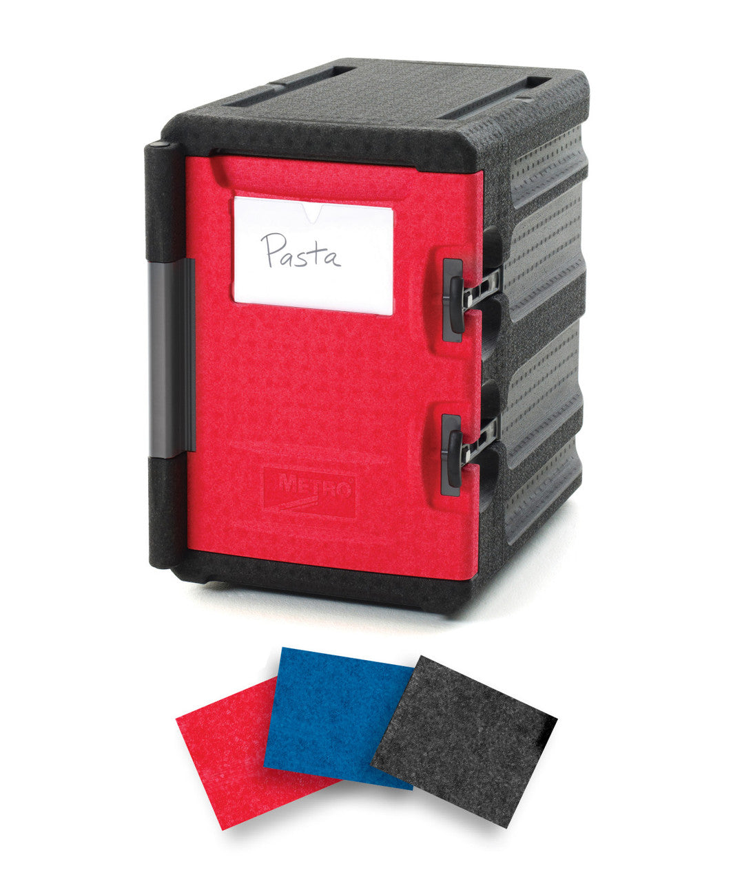 Metro Mightylite ML400 Series Insulated Front-Load Pan Carrier 6 Pan Front Load Red -ML400