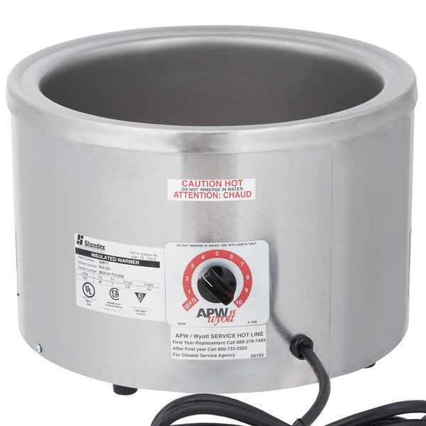 APW Round Warmer 11QT 120V