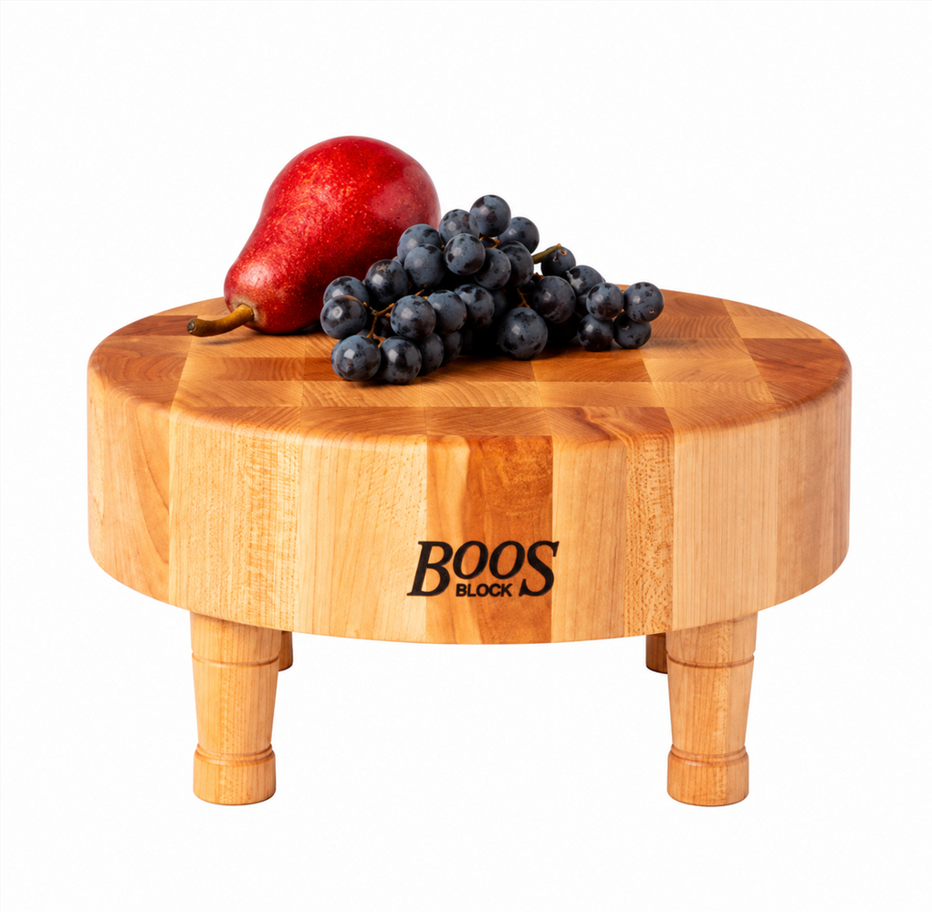 John Boos  12" x 3" Round Maple Cutting Board  MCR1