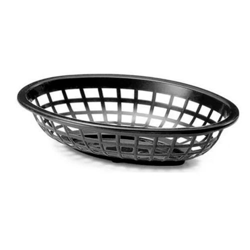 TableCraft - Basket Oval Basket Black 1071BK - 1/1EA