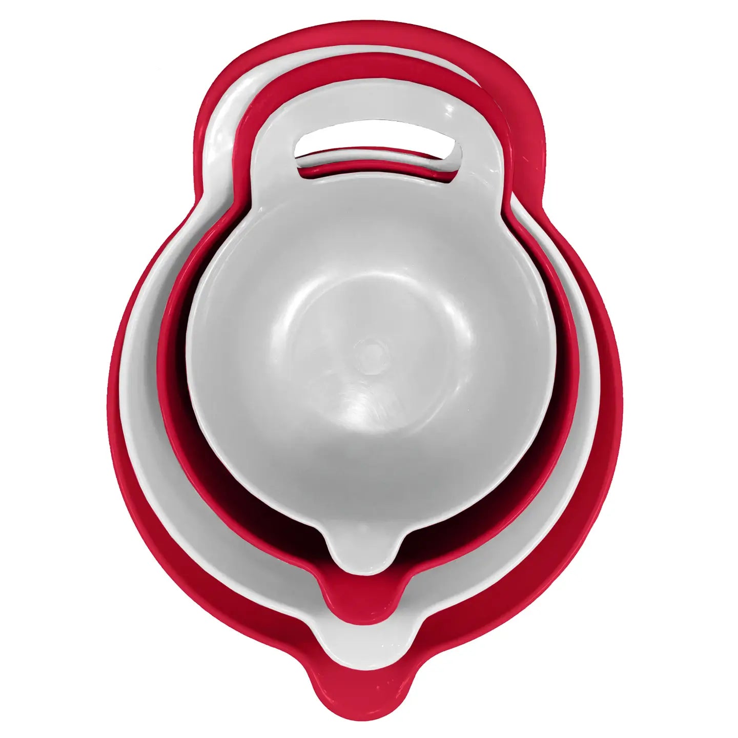 Edge Peppermint Mixing Bowl Set – 4-Piece Holiday Nesting Bowls SA10662-PSL