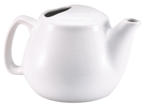 Browne 564023W - 16 oz. White Ceramic Commercial Teapot