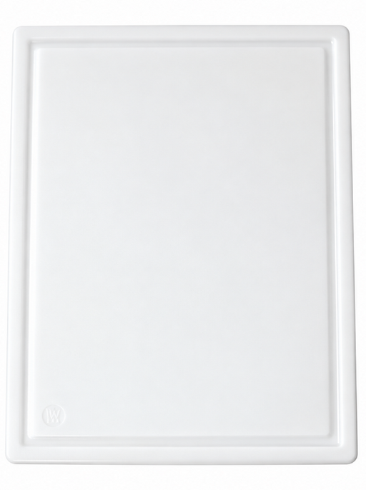 Winco 12" x 18" White Cutting Board CBI-1218
