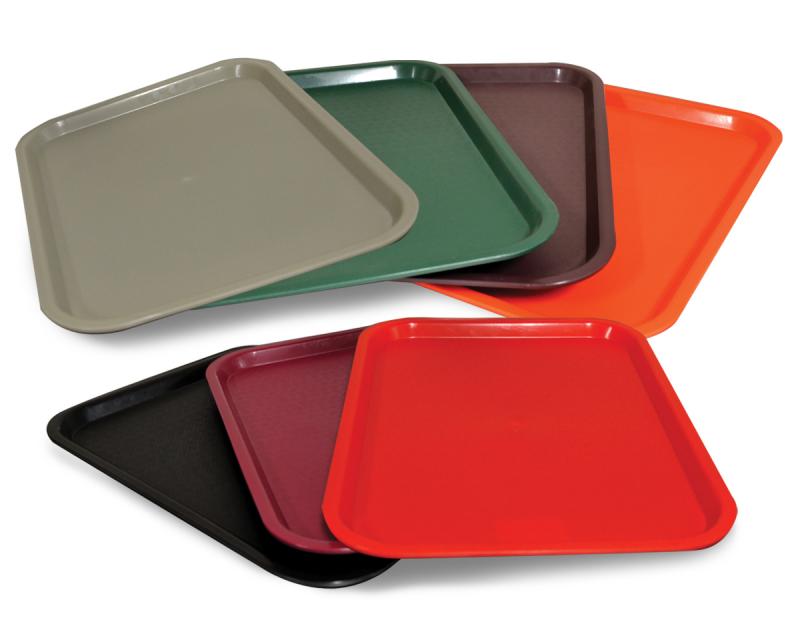 Omcan - Cafeteria Tray 14″ x 18″ Black 80103 - 1/1EA