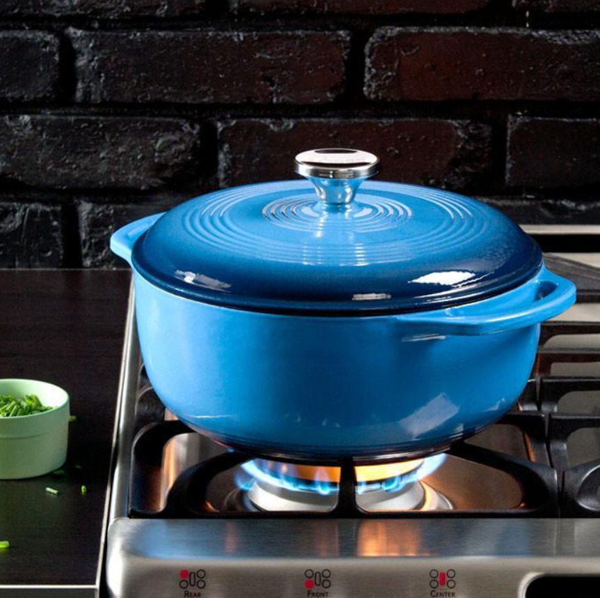 Lodge - Dutch Oven 4.6 QT Enameled Blue EC4D33 - 1/1EA