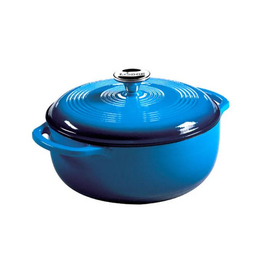 Lodge Enameled Dutch Oven 4.6QT Blue EC4D33