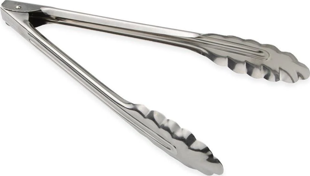 Browne - Tong, 9.5", Stainless Steel, Heavy Duty, Utility 57537 - 1/1EA