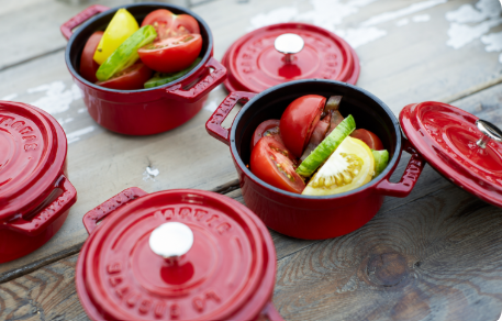 Staub 4 Qt Cherry Round Cocotte 40509-835