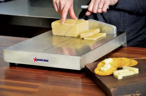 OMCAN 14″ x 11″ Manual Cheese Cutter, Stainless Steel 11400